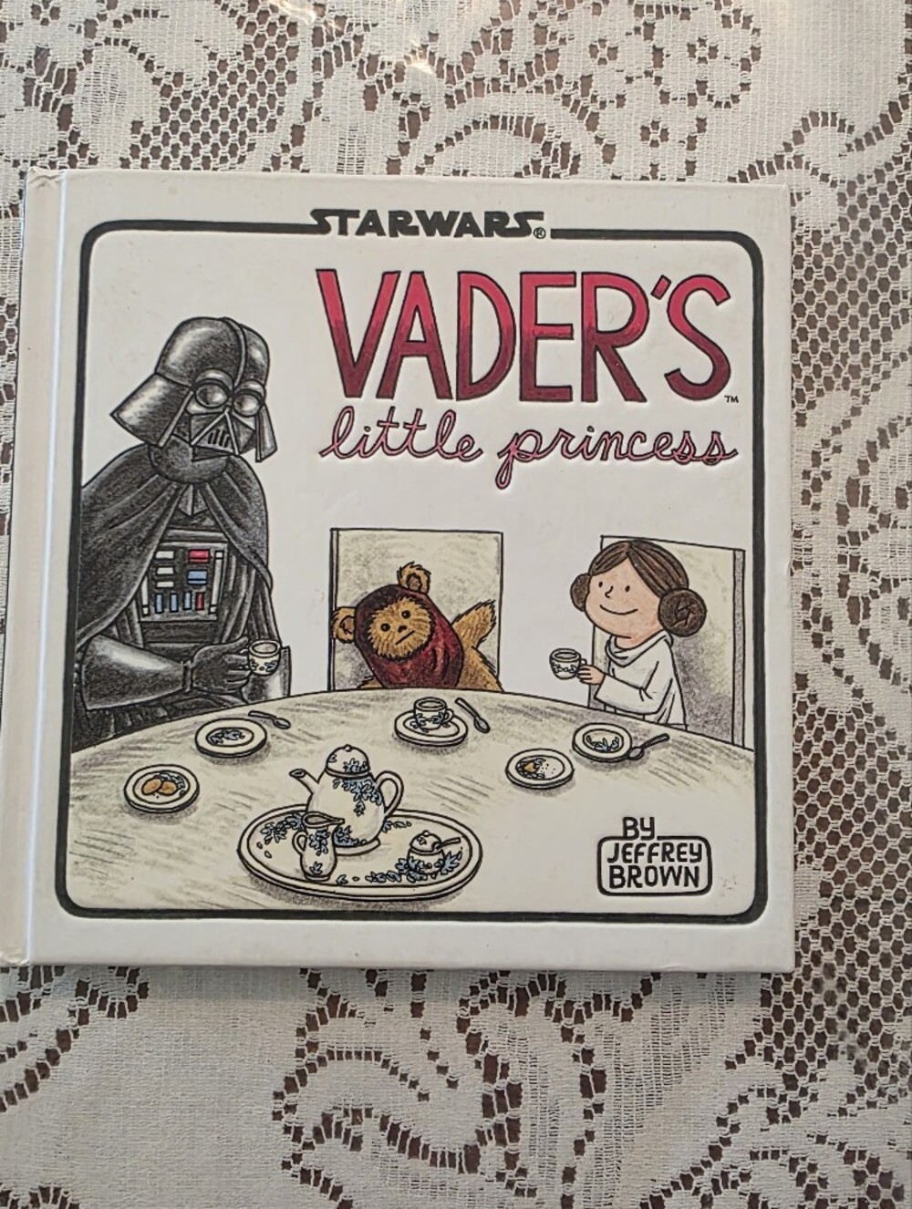 Star Wars Vader's Little Princess Kids Book - White/Cream Cover Hardcover